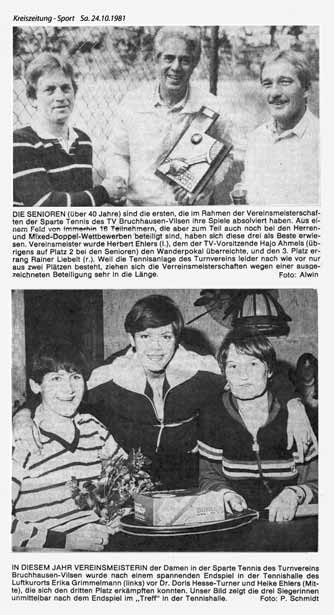 Vereinsmitglieder 1980