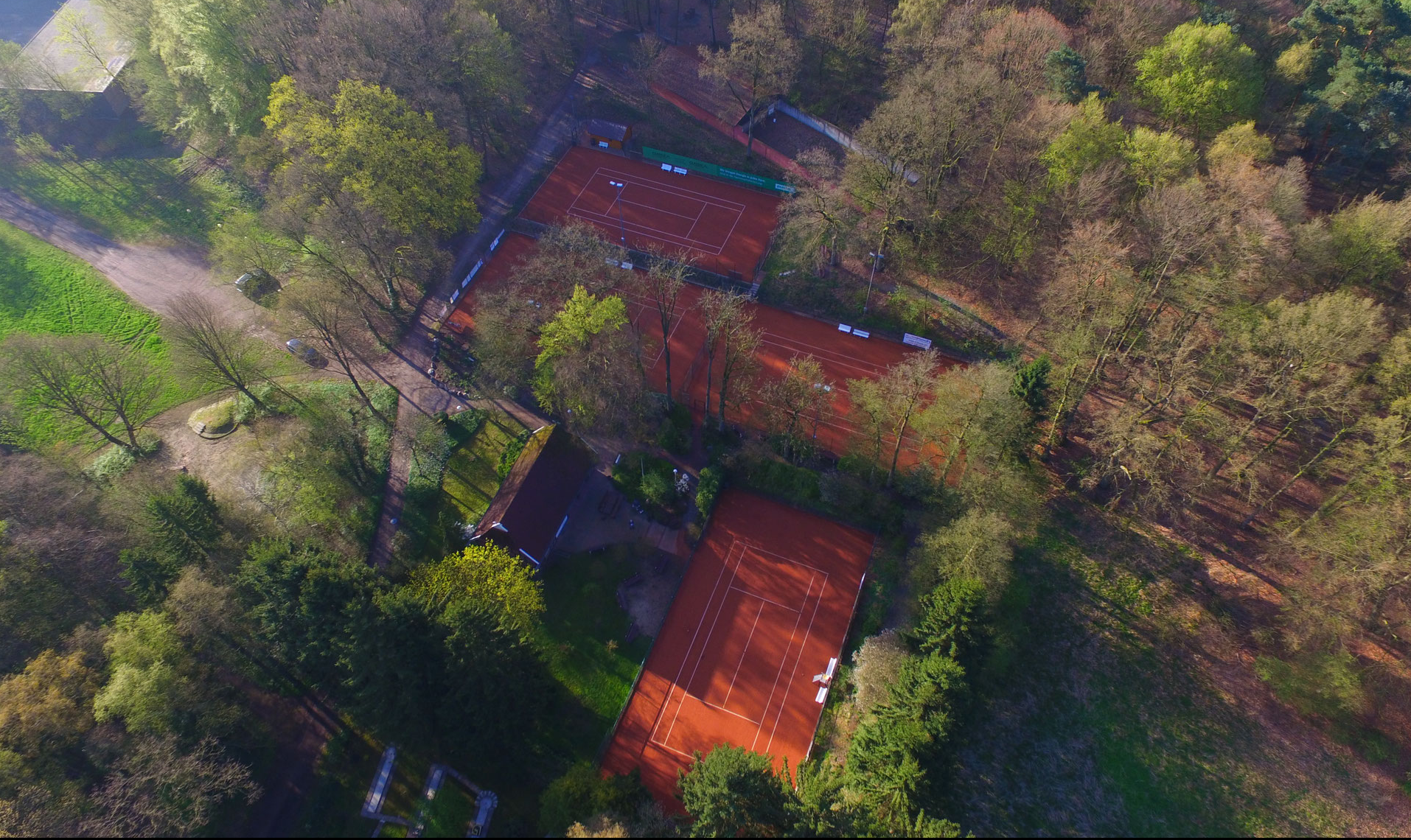 Luftbild Tennisanlage